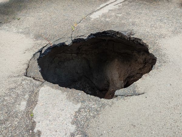 Sinkhole Repair in Dubuque